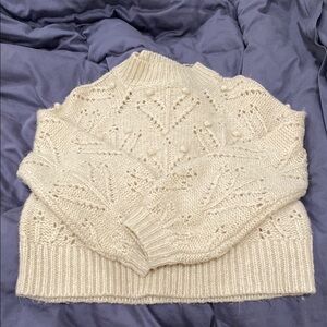 Cream Bubble Sweater